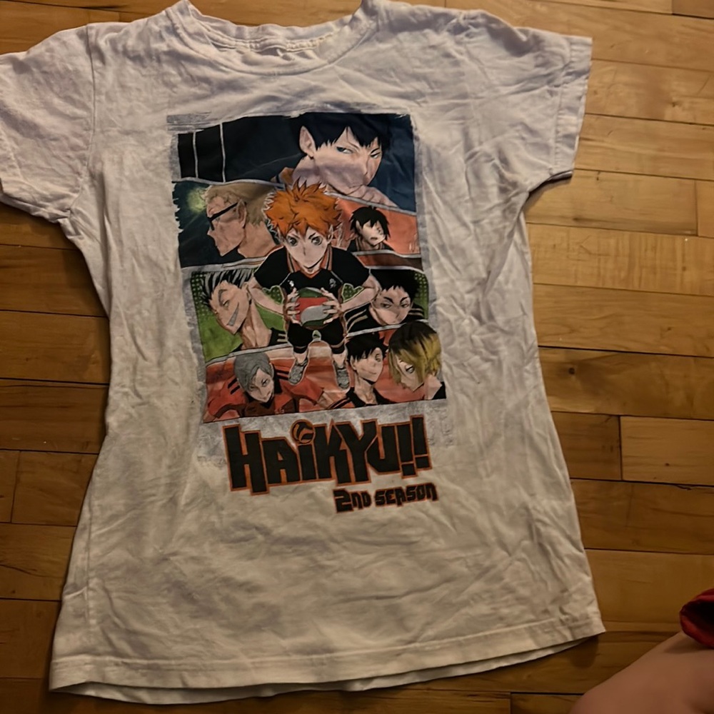 Never worn, Haikyu anime T-shirt.